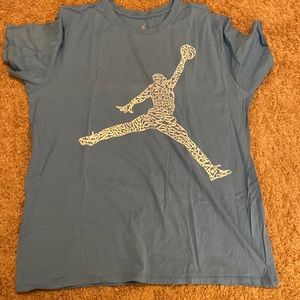 UNC air Jordan t shirt size xl